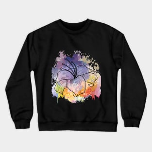 watercolor flower Crewneck Sweatshirt